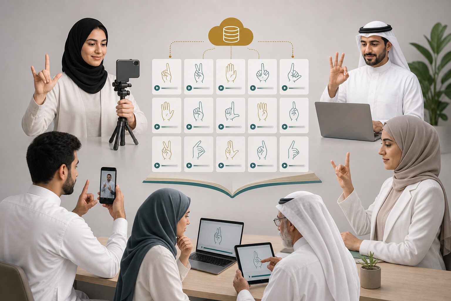 Building the Arabic sign database
