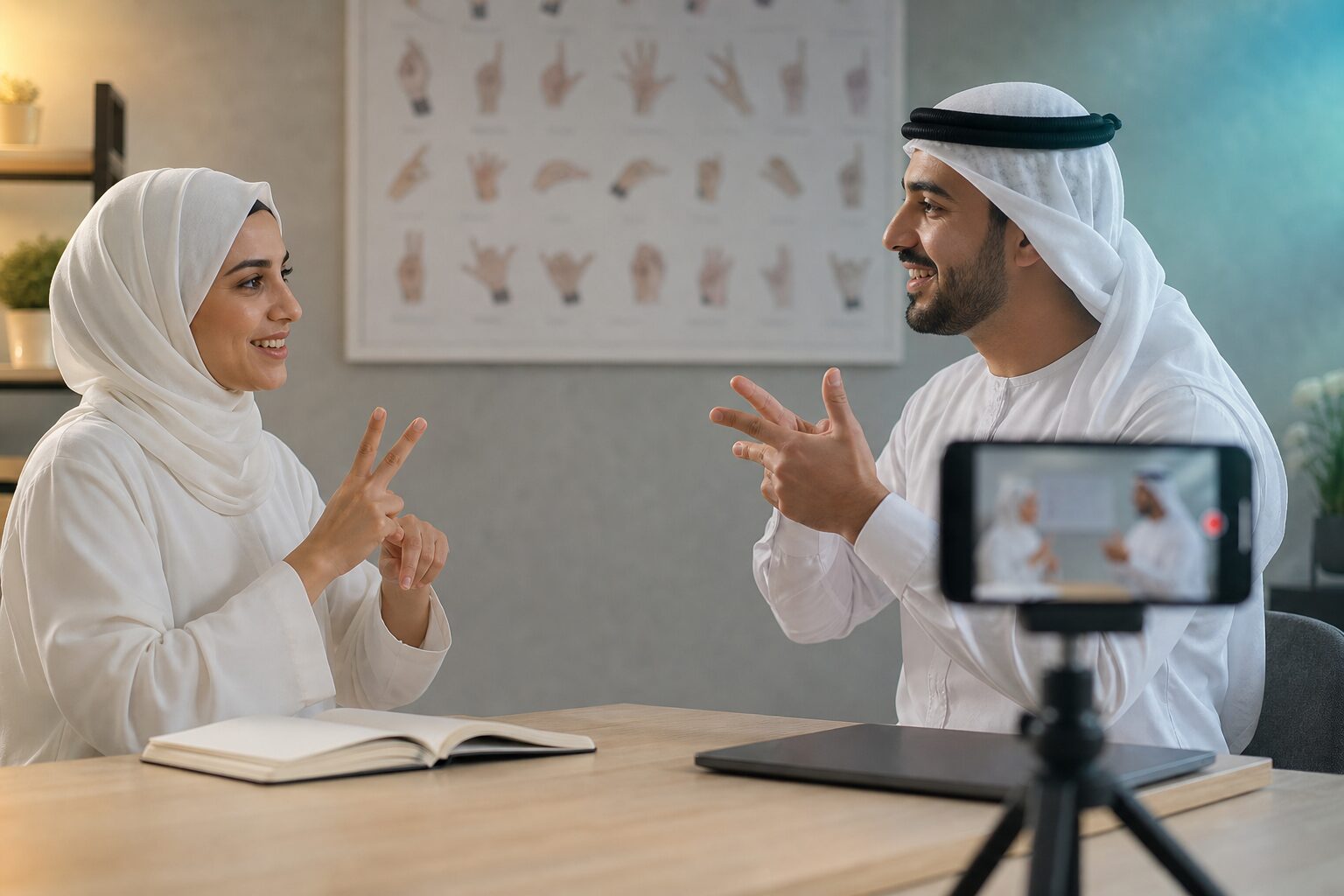 Continuous sign language communication — the Mathla vision